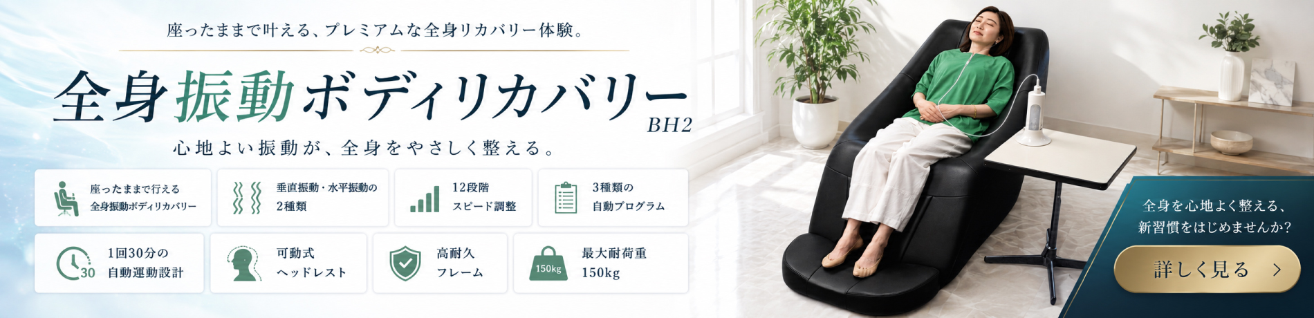 スマート運動リラックスチェア(律動チェア) BH2